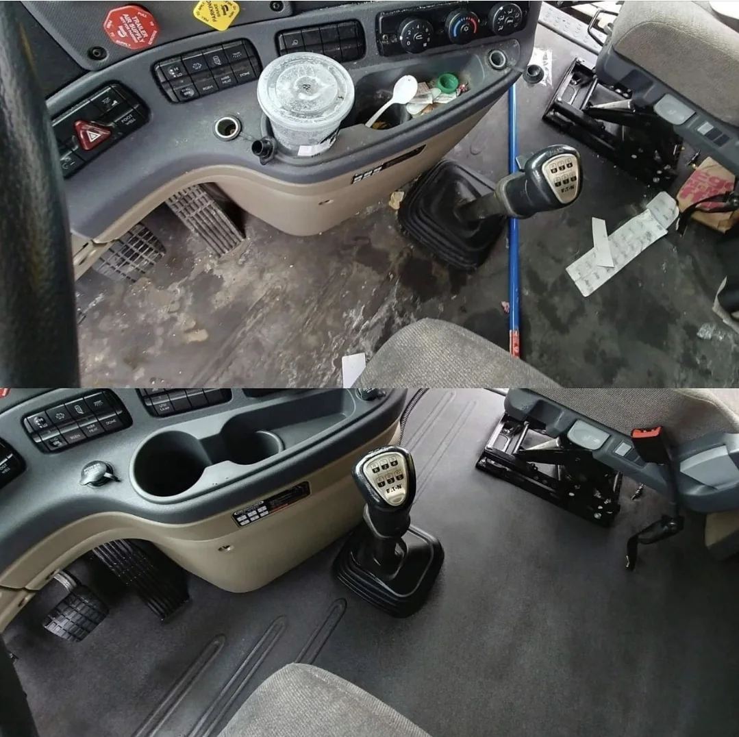 Driver's area surfaces, montage from the existing website.