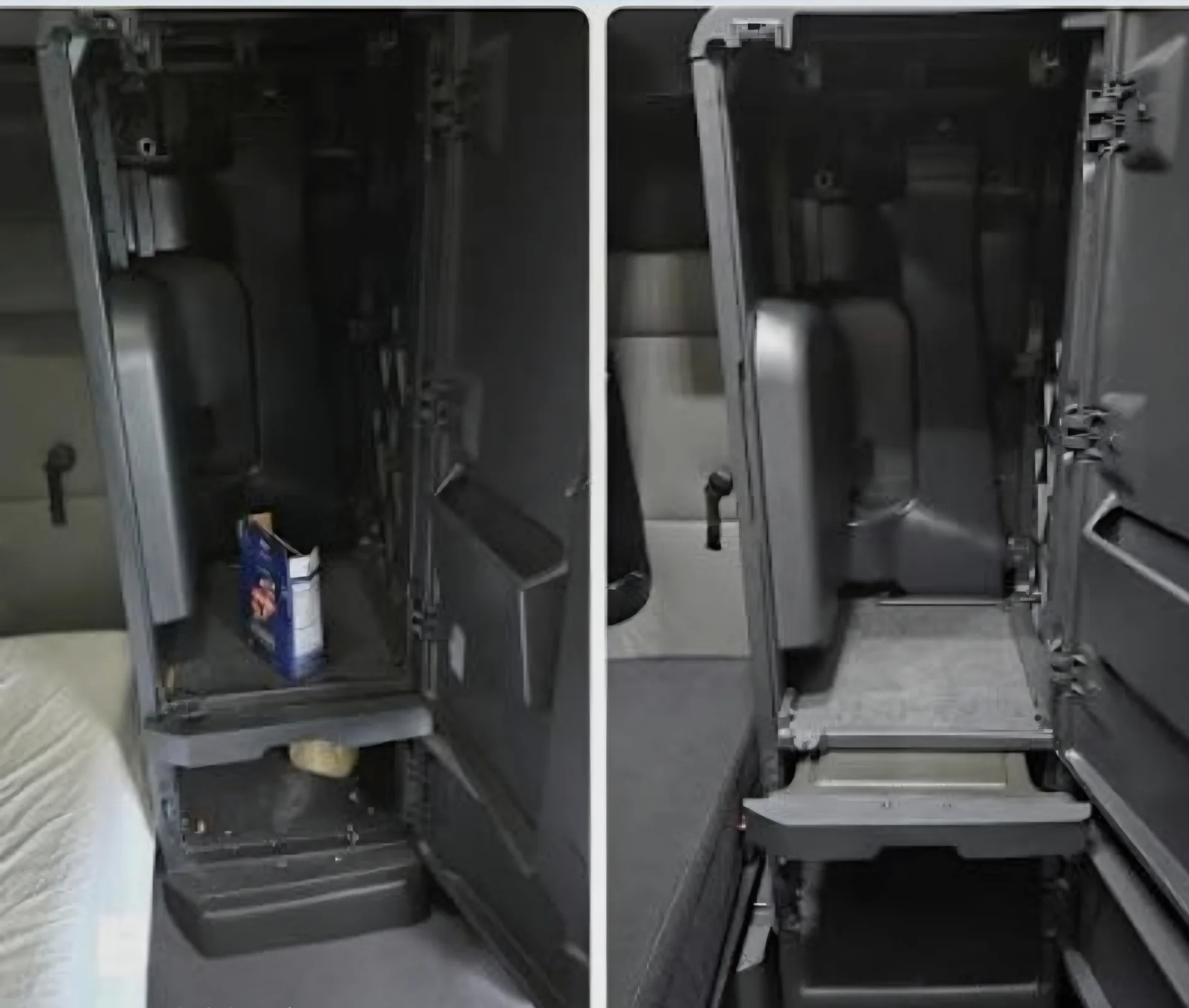 Truck interior, montage from the existing website.
